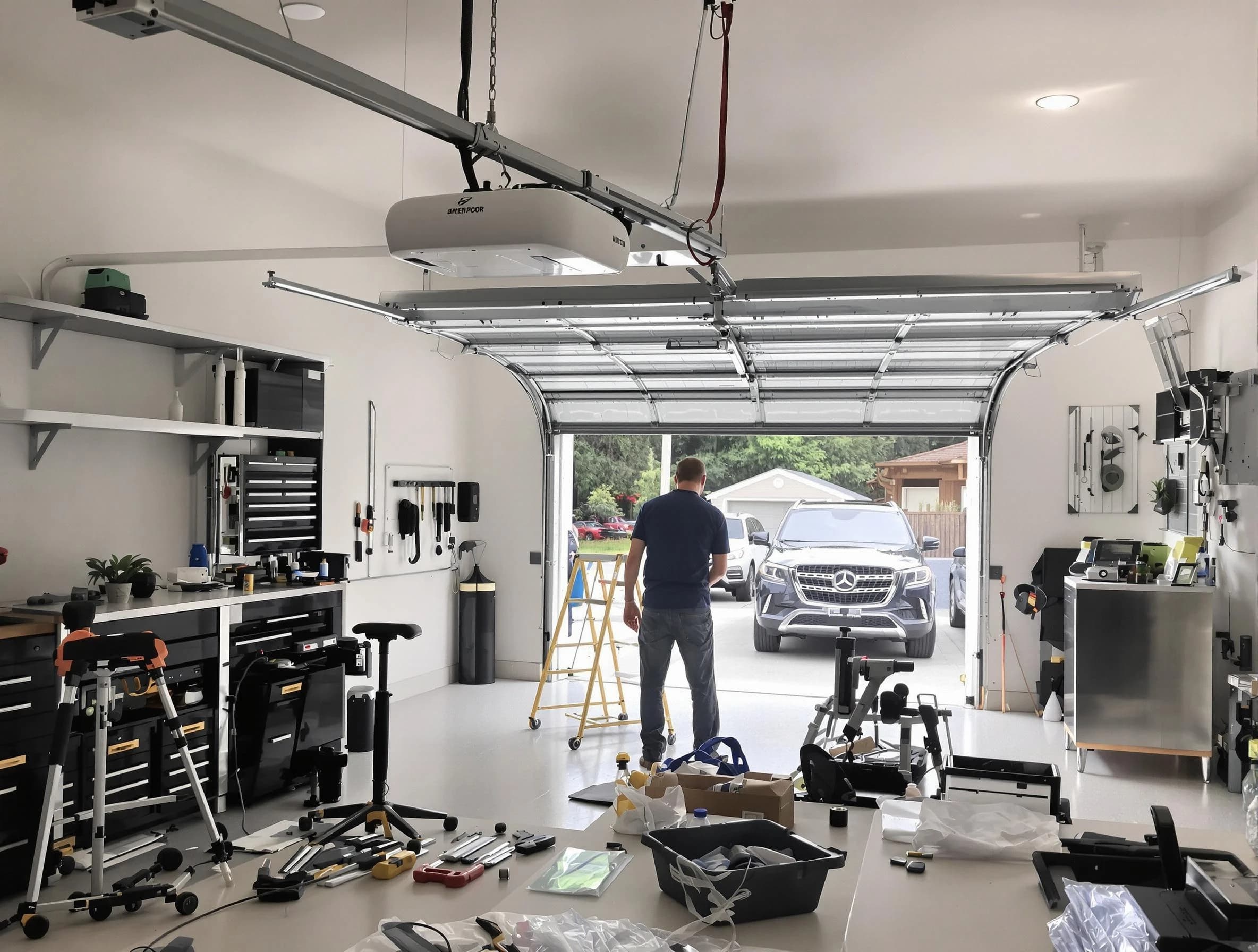 Garage door opener installation by Hillsborough Garage Door Repair in Hillsborough